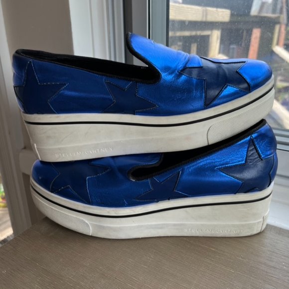 Stella McCartney Binx Metallic Star Sneaker Loafer - Picture 2 of 8